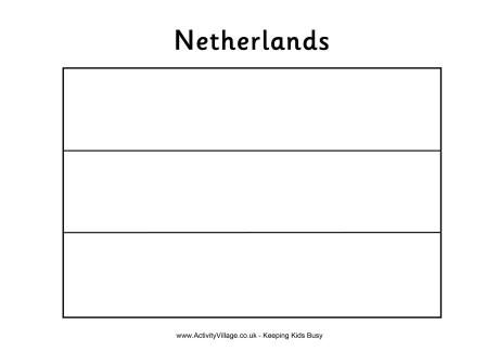 Netherlands flag louring page flag loring pages netherlands flag world thinking day