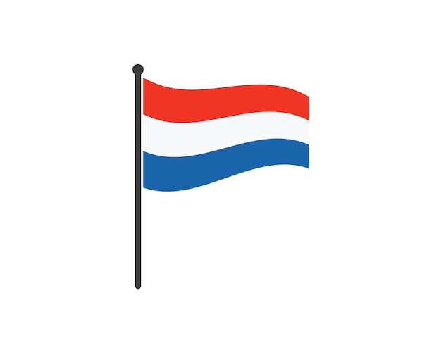 Premium vector netherland flag vector illustration design