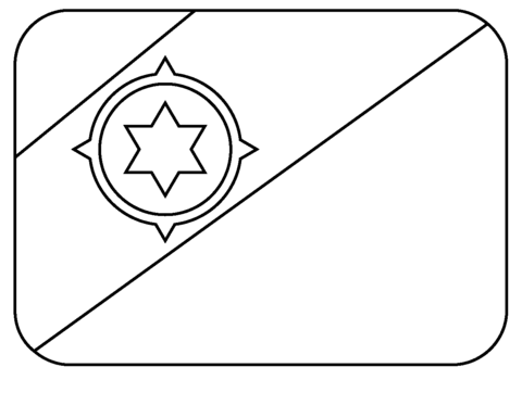Flag of caribbean netherlands emoji coloring page free printable coloring pages