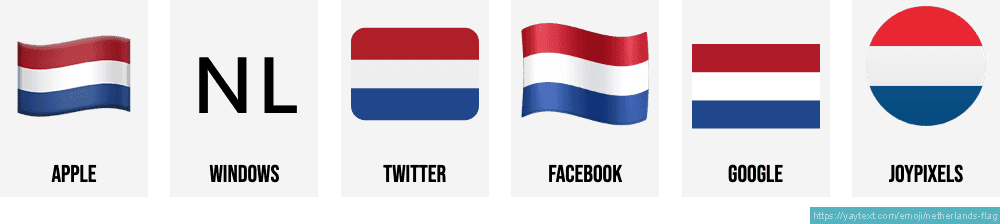 Ðð flag of netherlands emoji