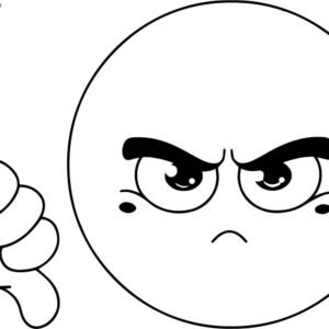 Emoji coloring pages printable for free download
