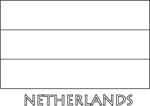 World flags coloring pages and party flag templates