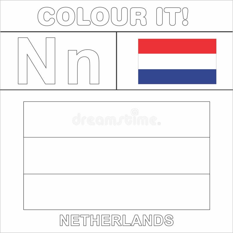 Flag netherlands drawing stock illustrations â flag netherlands drawing stock illustrations vectors clipart