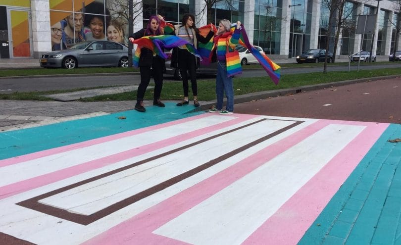 Why netherlands first transgender crosswalk leaves people scratching their heads