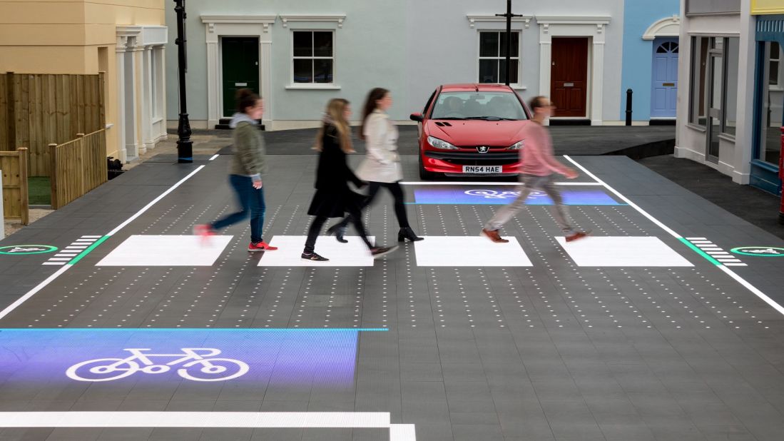 Can a zebra crossing change its stripes business