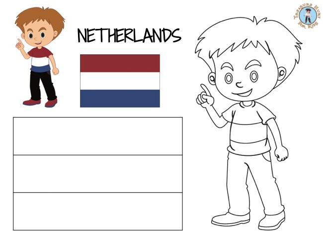 Netherlands coloring page