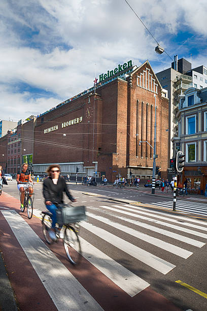 The old heineken brewery in amsterdam netherlands stock photo