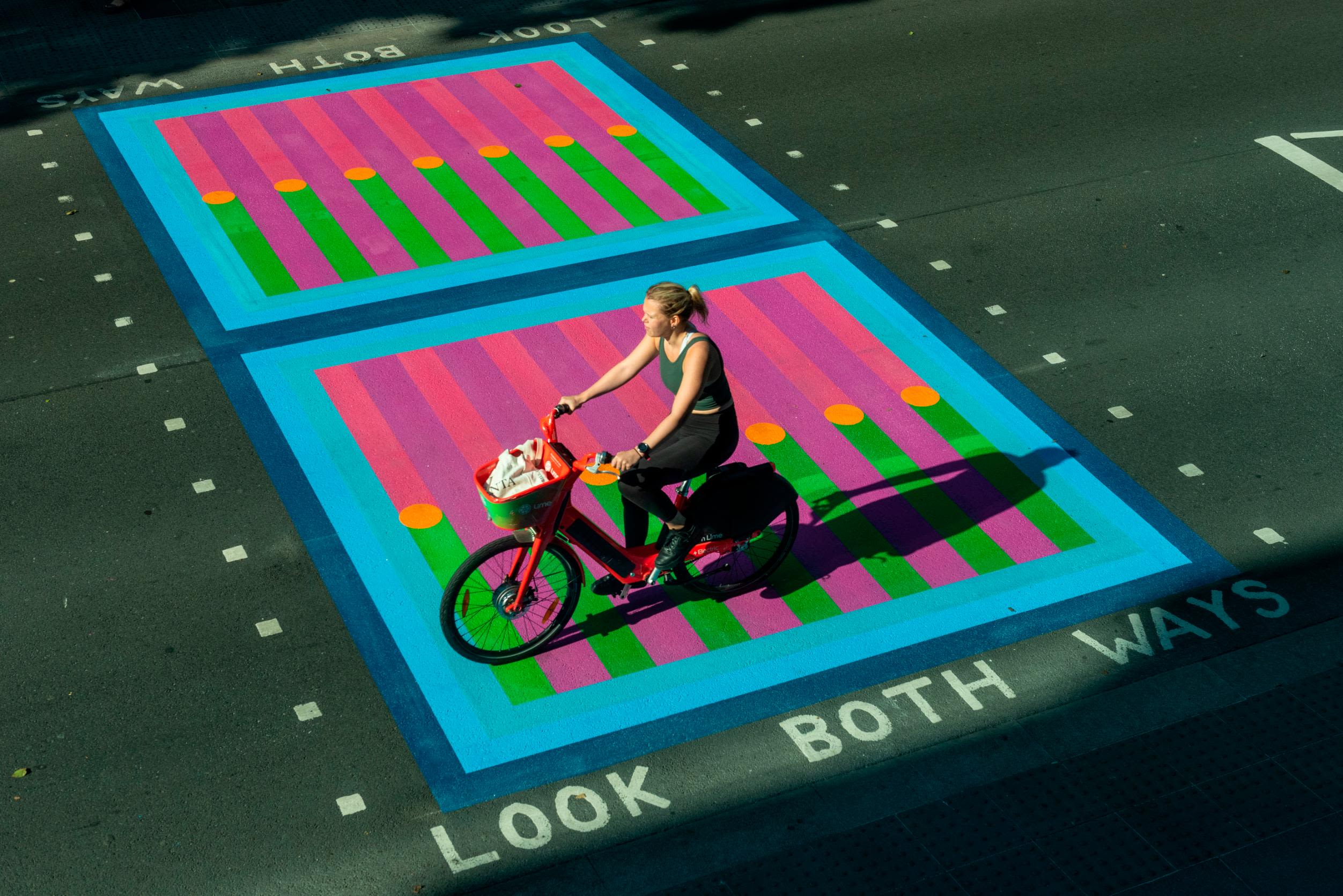 Yinka ilori gives london streets a technicolor makeover