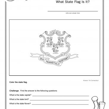 Coloring page state flag nevada printable worksheet