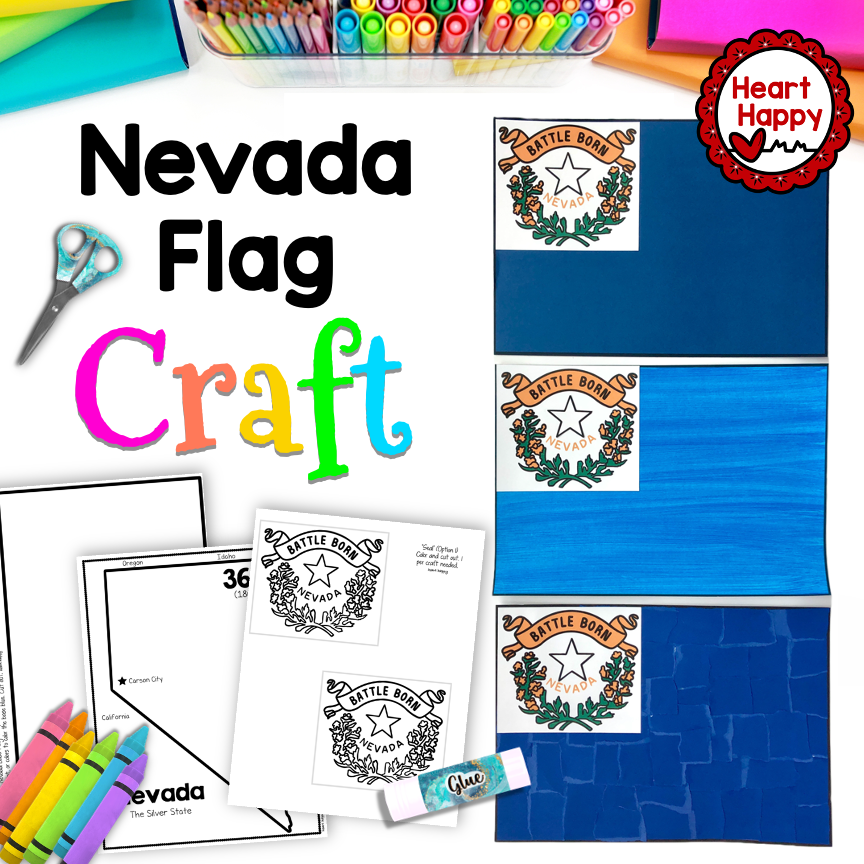 Nevada state flag craft nevada state symbols made by teachers