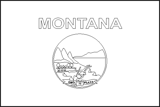 Colouring book of flags united states of america