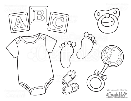 Baby onesie free printable coloring page baby coloring pages baby shower printables baby scrapbook