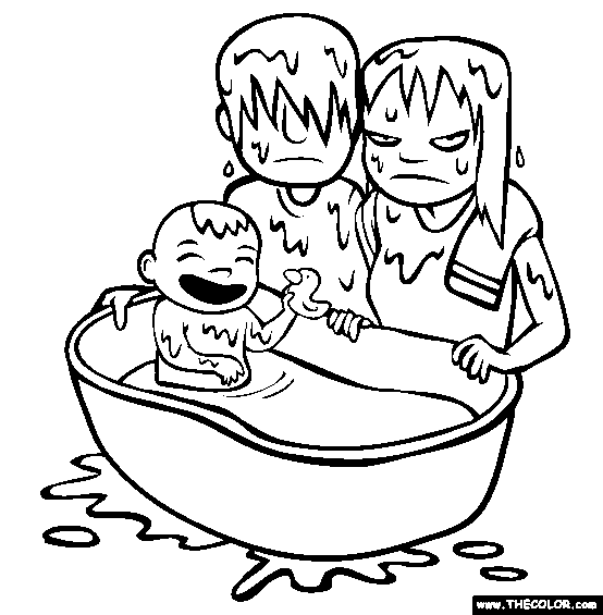 Baby online coloring pages