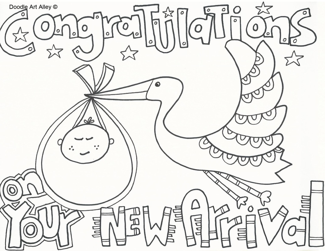 Baby coloring pages