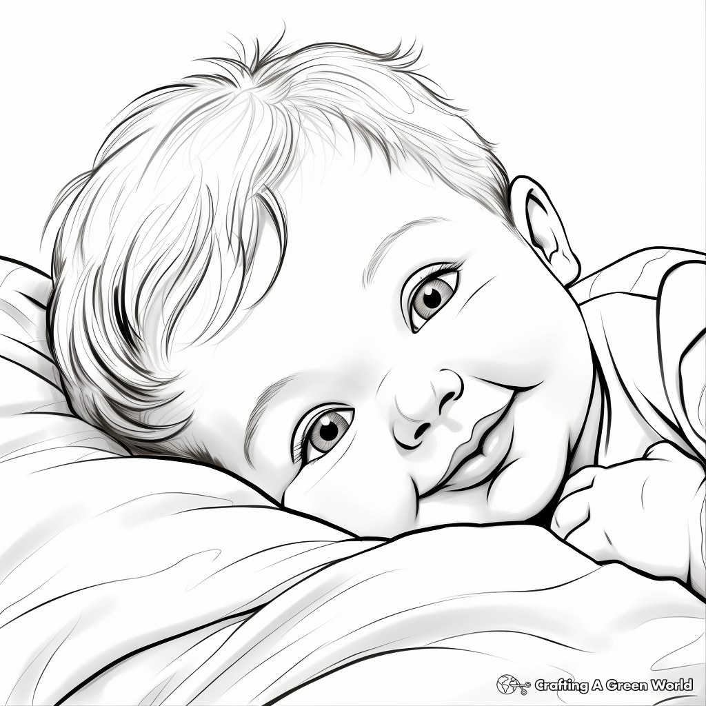 Baby coloring pages