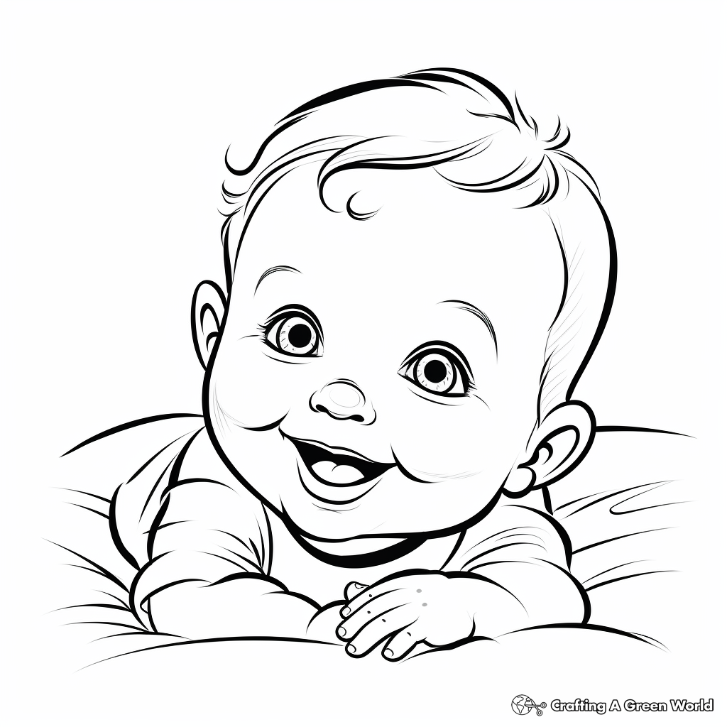 Baby coloring pages