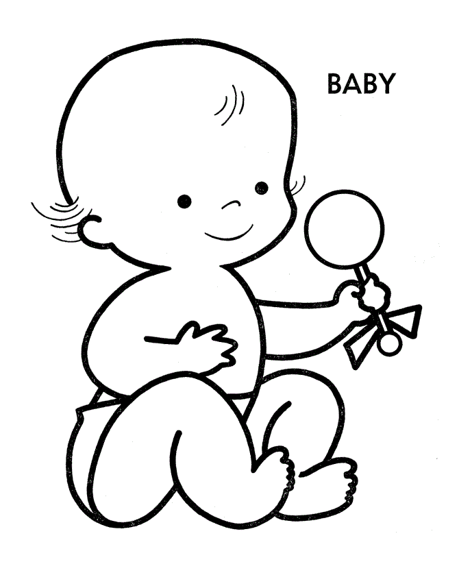 Free printable baby coloring pages for kids baby coloring pages coloring pages for girls preschool coloring pages