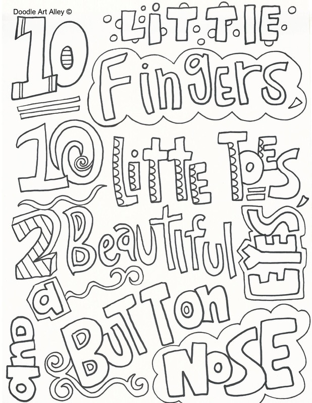 Baby coloring pages
