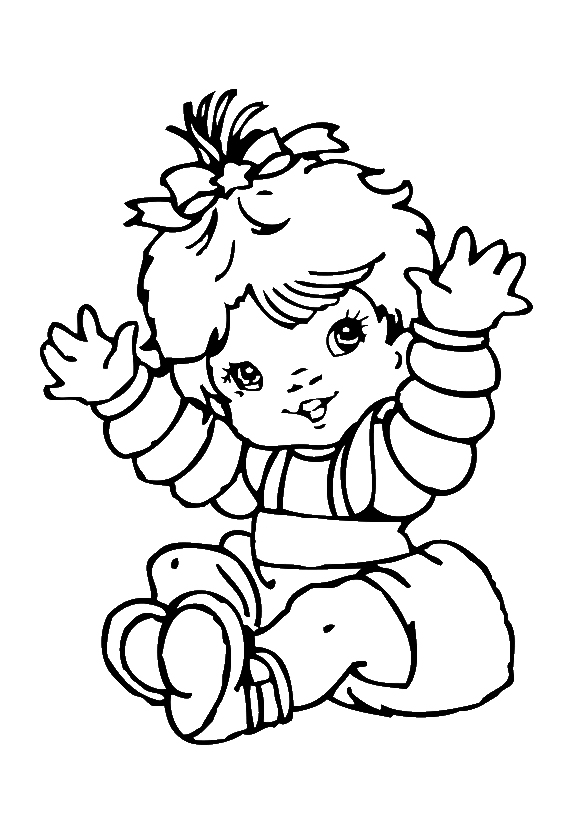 Free printable baby coloring pages for kids