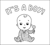 Baby coloring pages free coloring pages