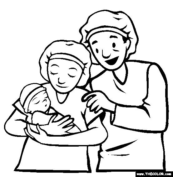 Baby online coloring pages