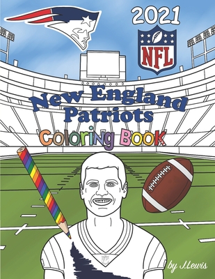 New england patriots coloring book football activity book for kids adults by joel lewis