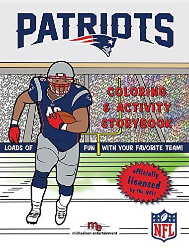New england patriots coloring activity storybook