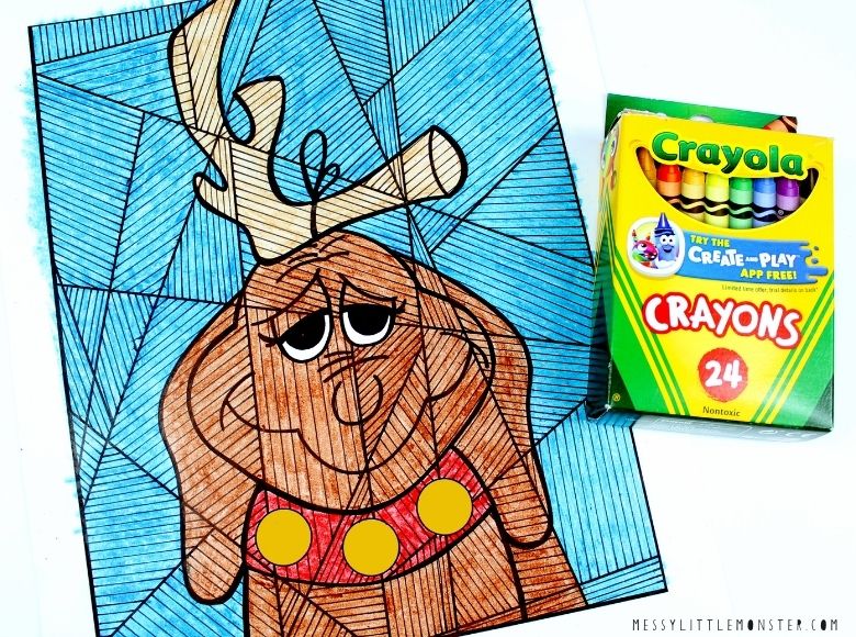 Grinch coloring page