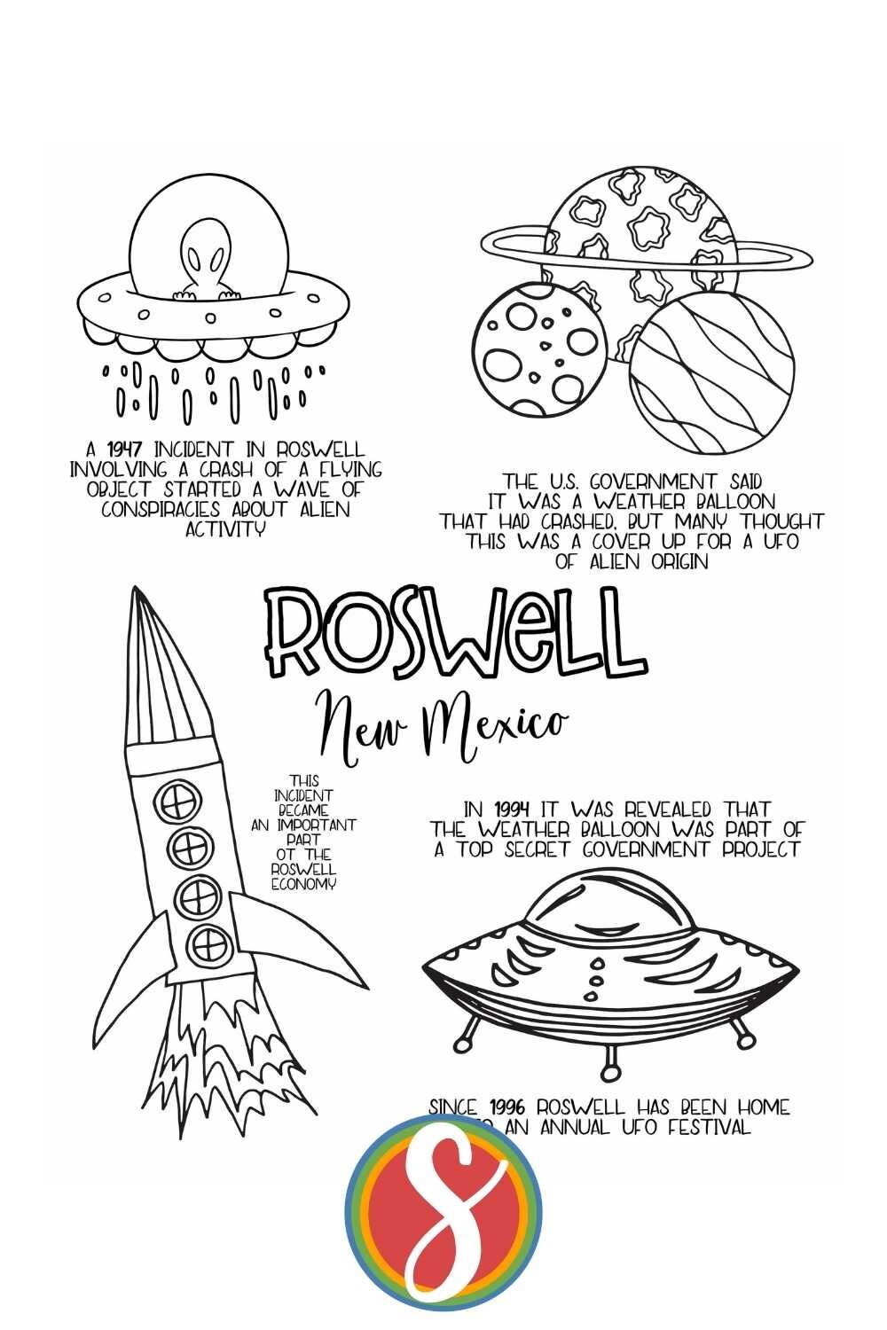Free new mexico coloring pages â stevie doodles