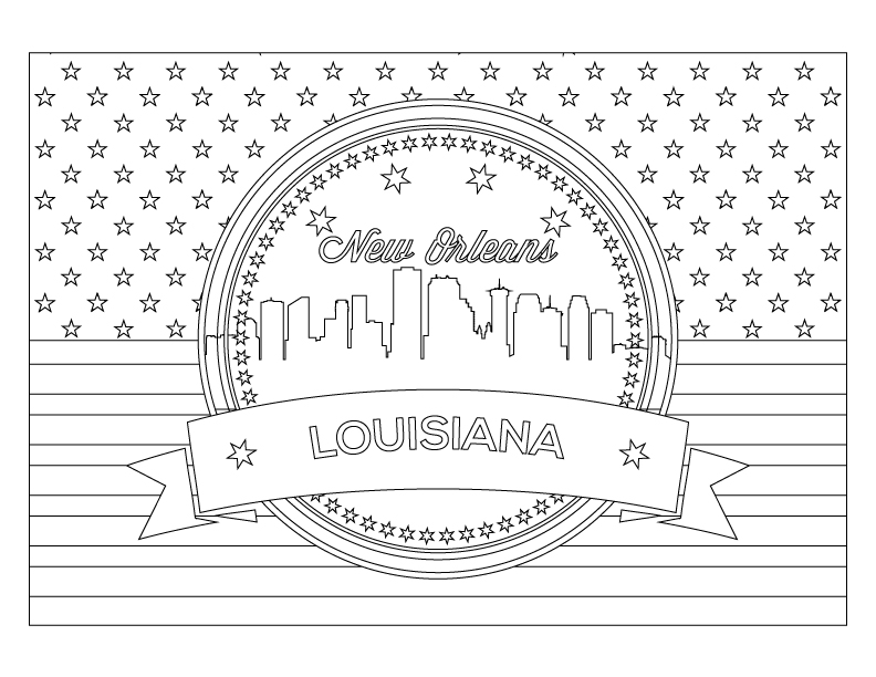 Southern mom loves mardi gras adult and kid coloring pages