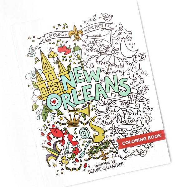 New orleans coloring book forever new orleans