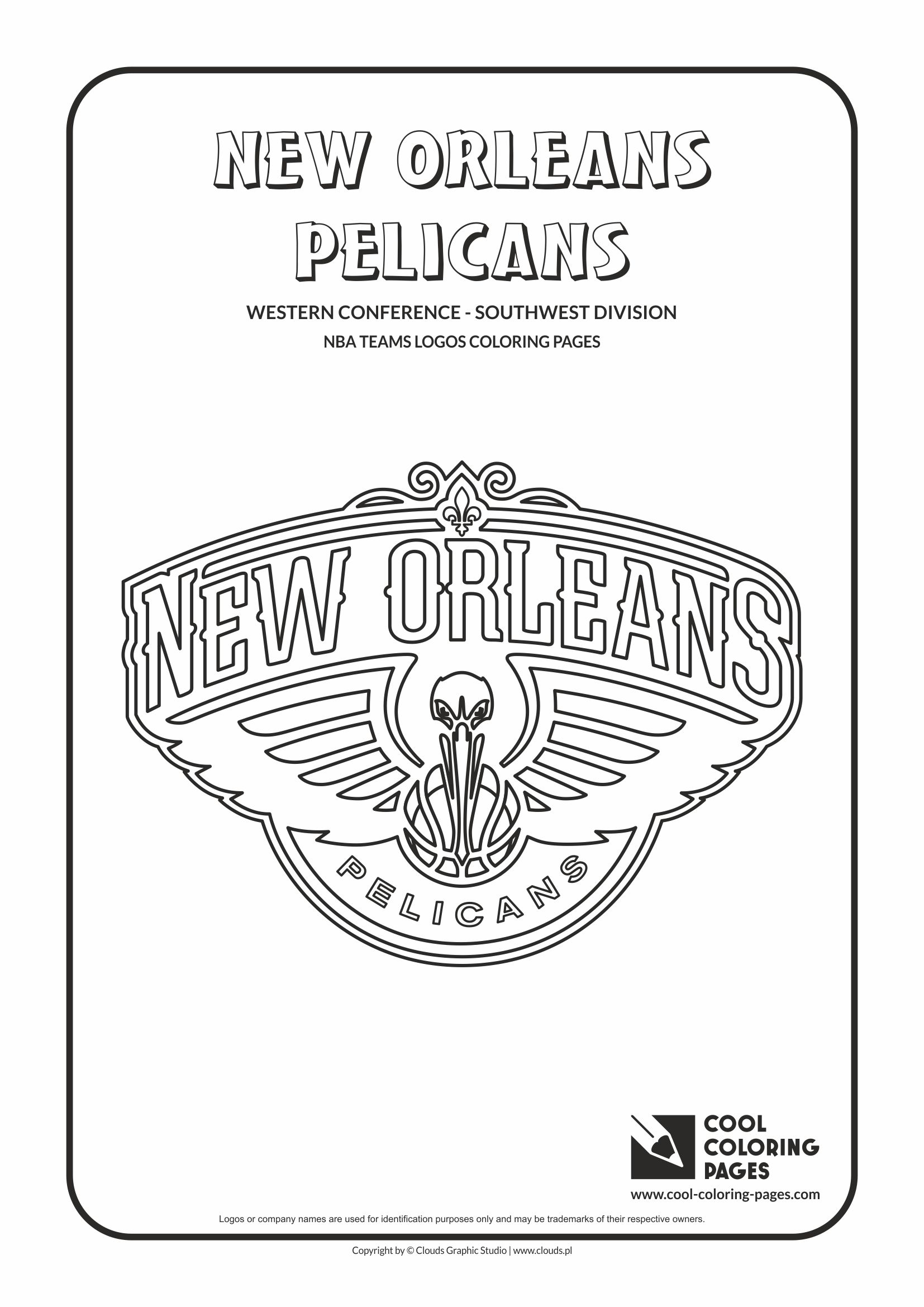 Cool coloring pages new orleans pelicans