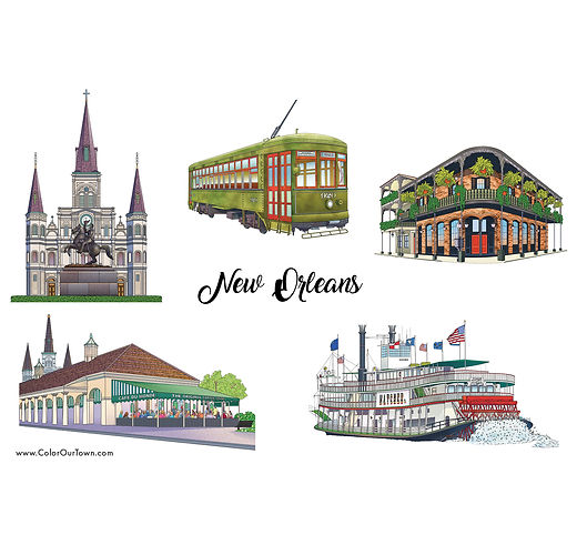 New orleans color our town press