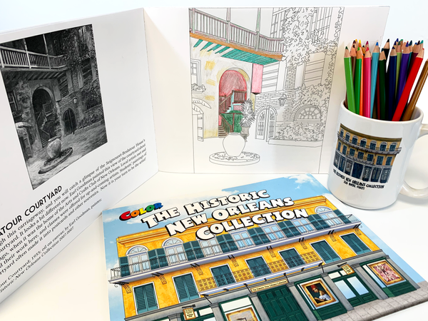 Historic new orleans collection coloring book â the shop at the collection