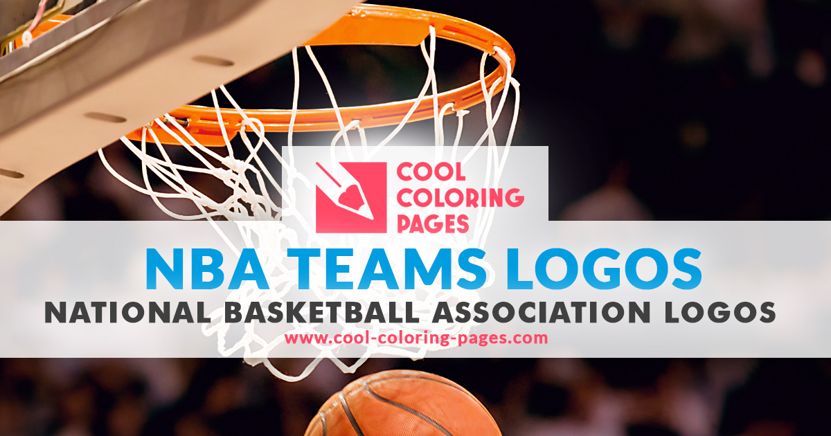 Cool coloring pages nba teams logos coloring pages