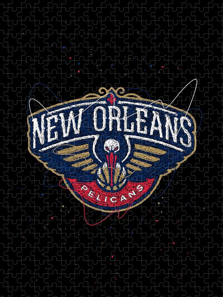 New orleans pelicans basketball nba jigsaw puzzle by erwin saputra