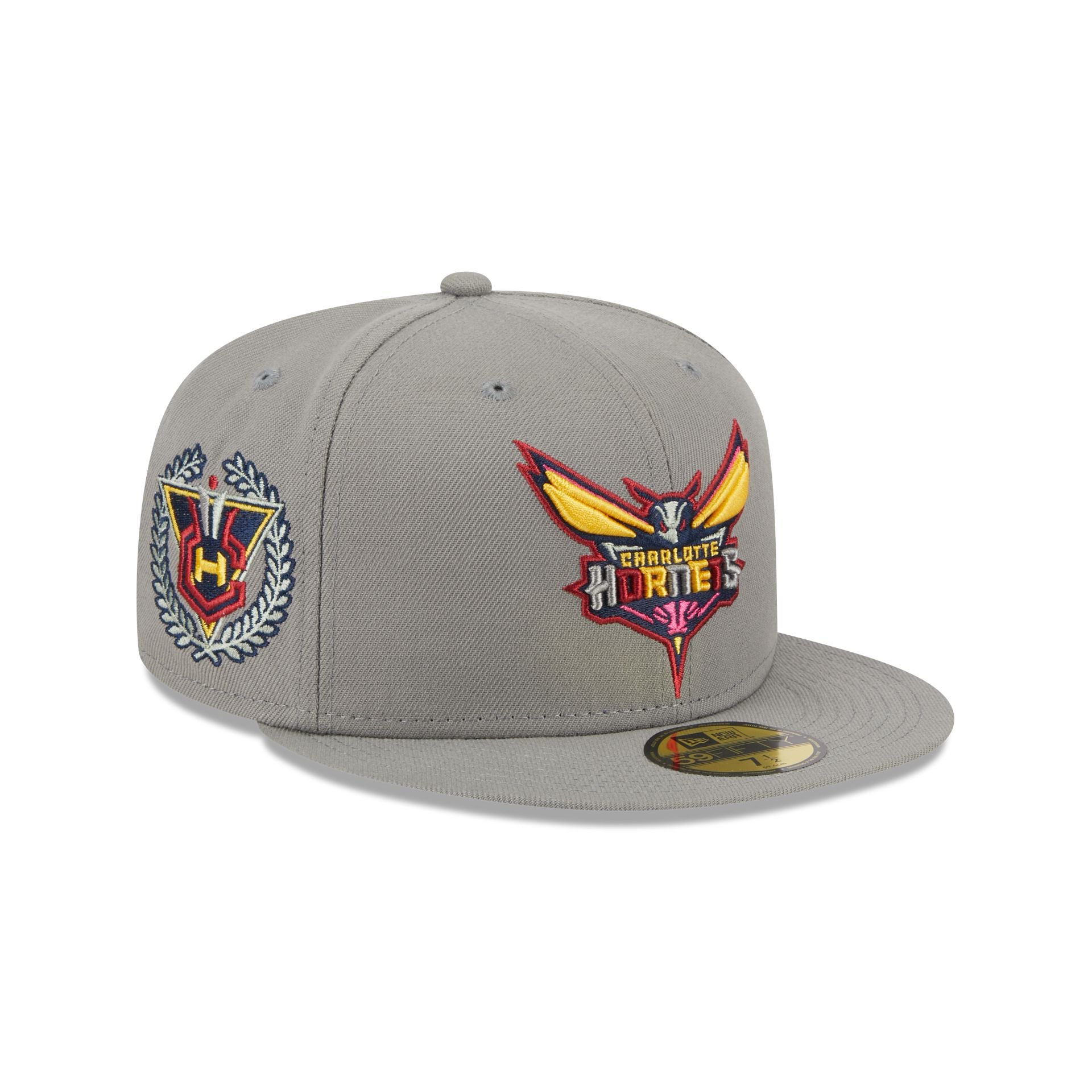 Charlotte hornets color pack gray fifty fitted hat â new era cap