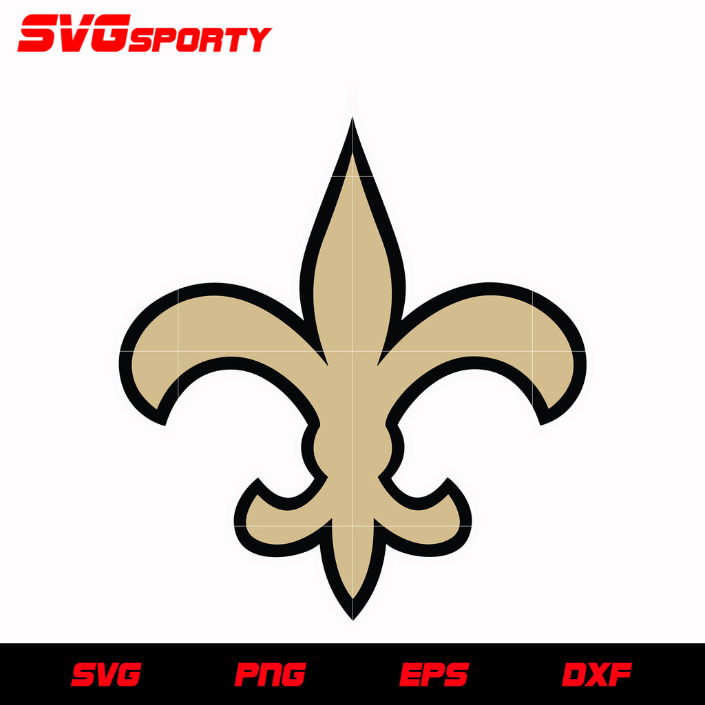 New orleans saints logo svg nfl svg eps dxf png digital file â svg sporty