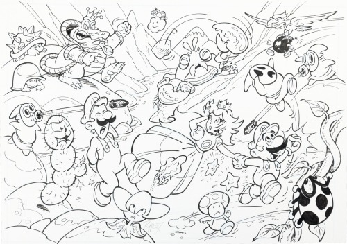 Supper mario broth