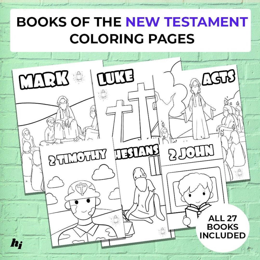Books of the new testament coloring pages sunday school bible coloring page digital christian coloring bible verse coloring sheets