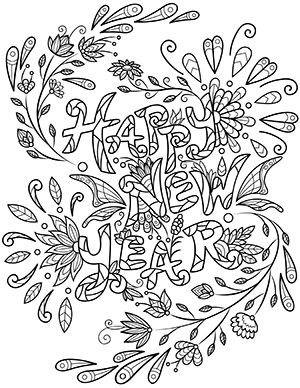 Free printable adult coloring pages