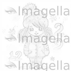New year clipart in minimalist art style illustration k vector png â