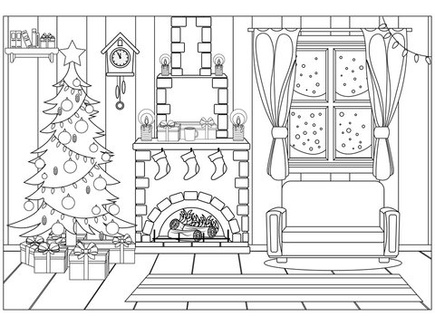 Christmas colouring book images â browse photos vectors and video