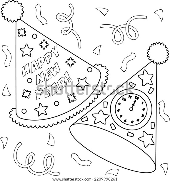 Thousand coloring book new year royalty