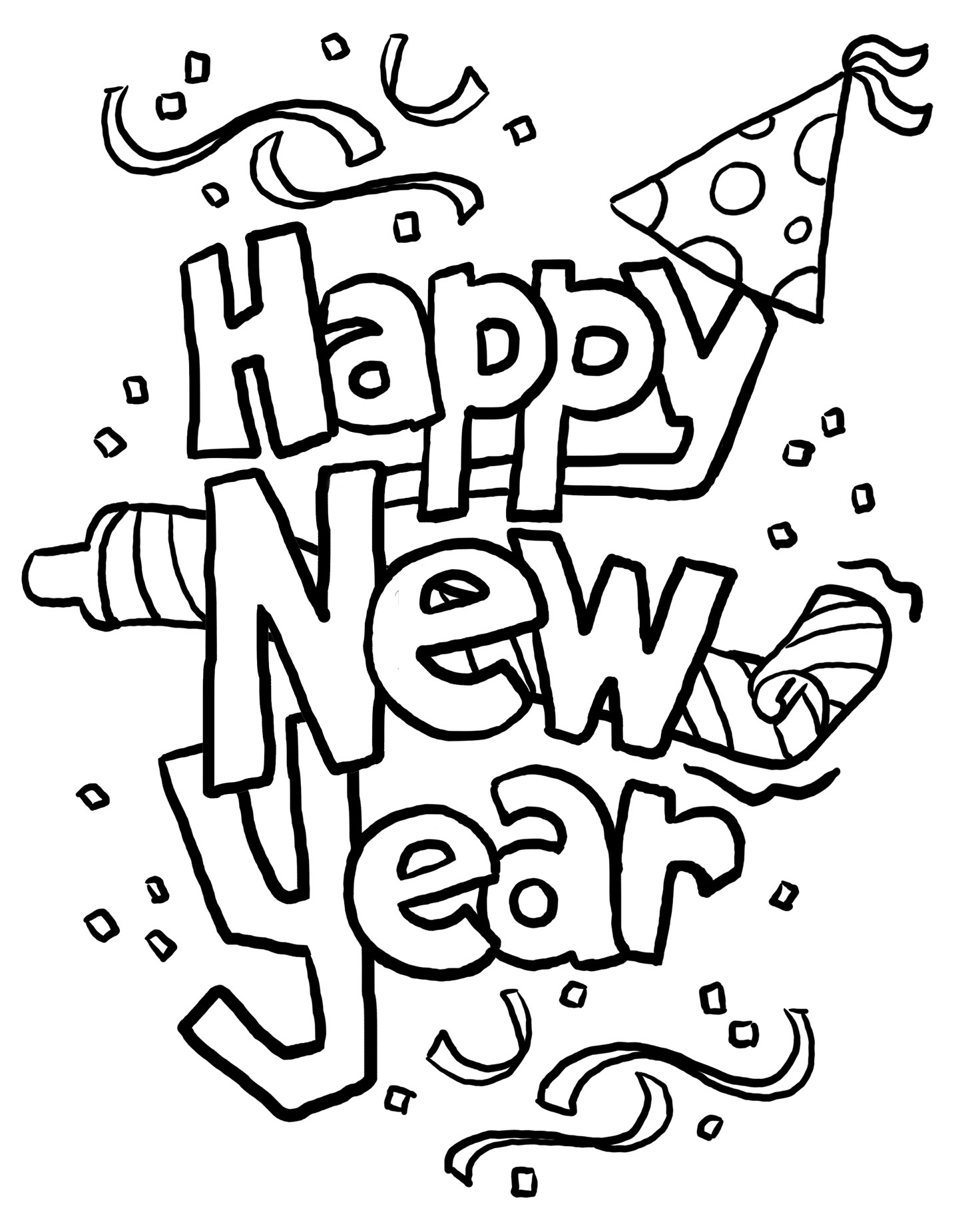 Free new years clipart black and white download free new years clipart black and white png images free cliparts on clipart library