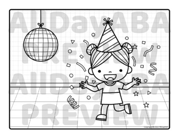 Happy new years coloring pages