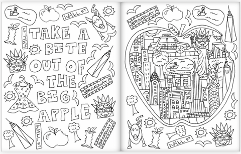Little new york city icons coloring book â by anne kerr