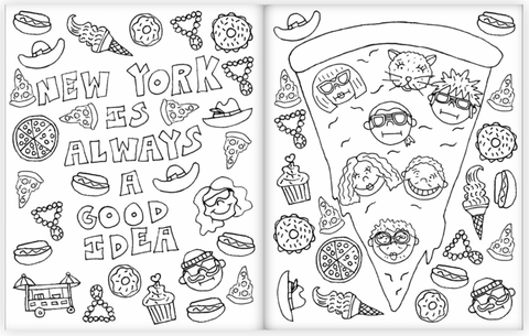 Little new york city icons coloring book â by anne kerr