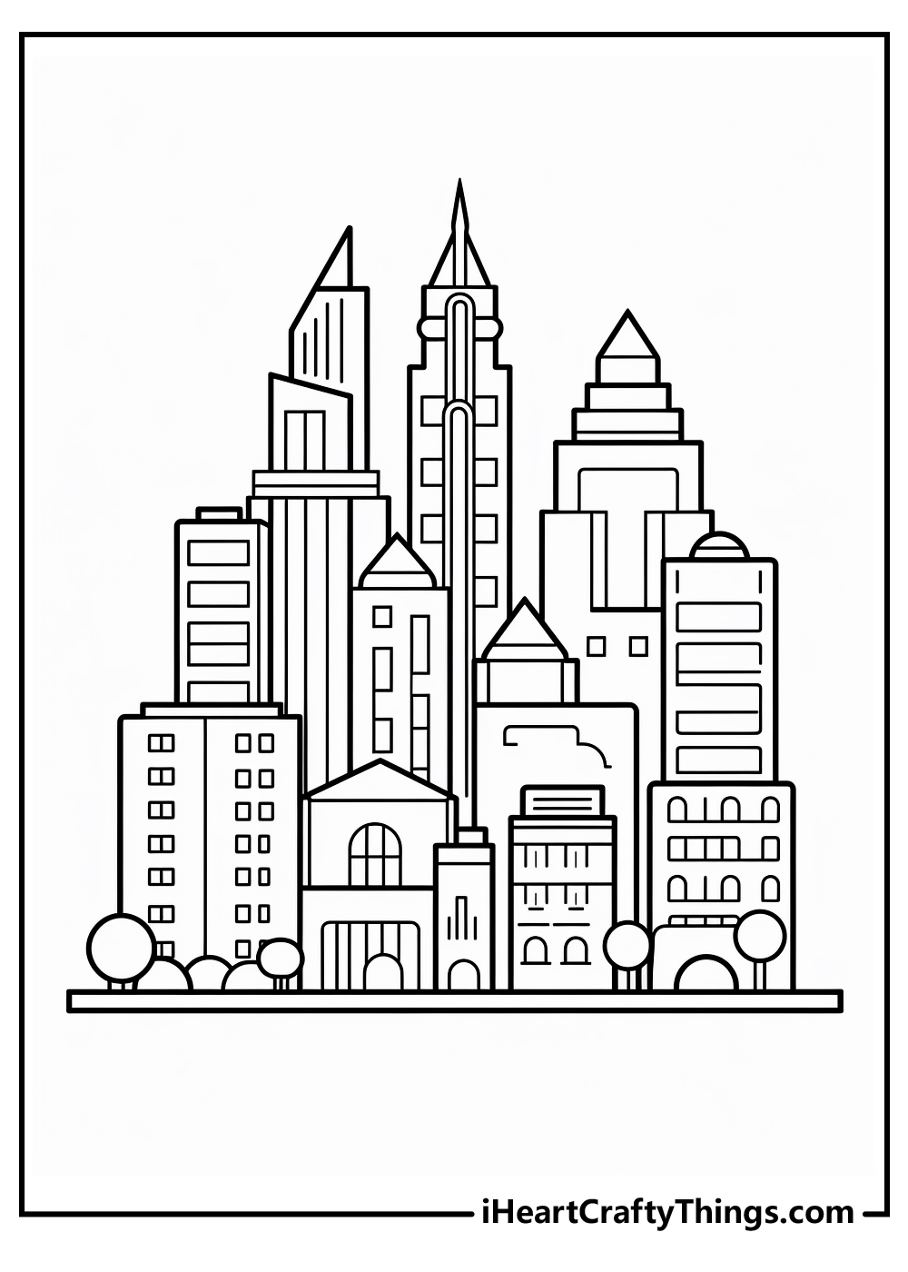 Metropolis coloring pages free printables