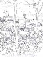 New york city coloring book pages